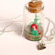 Ariel in bottle... necklace